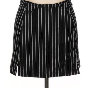 Urban Outfitters Striped Mini Skirt in Black and White